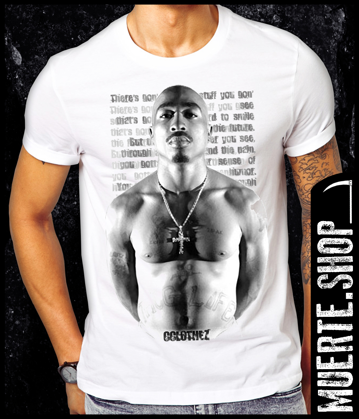 Тениска 2PAC SMILE Тениска 2PAC SMILE